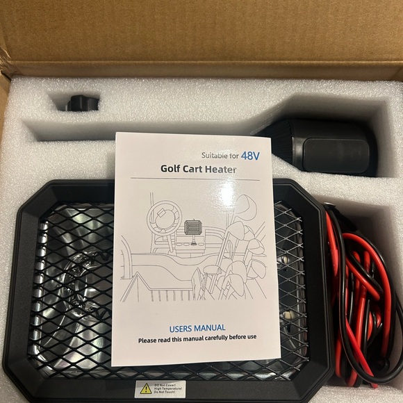48V Universal Golf Cart Heater Fits in Cupholder - New in box - Picture 3 of 4